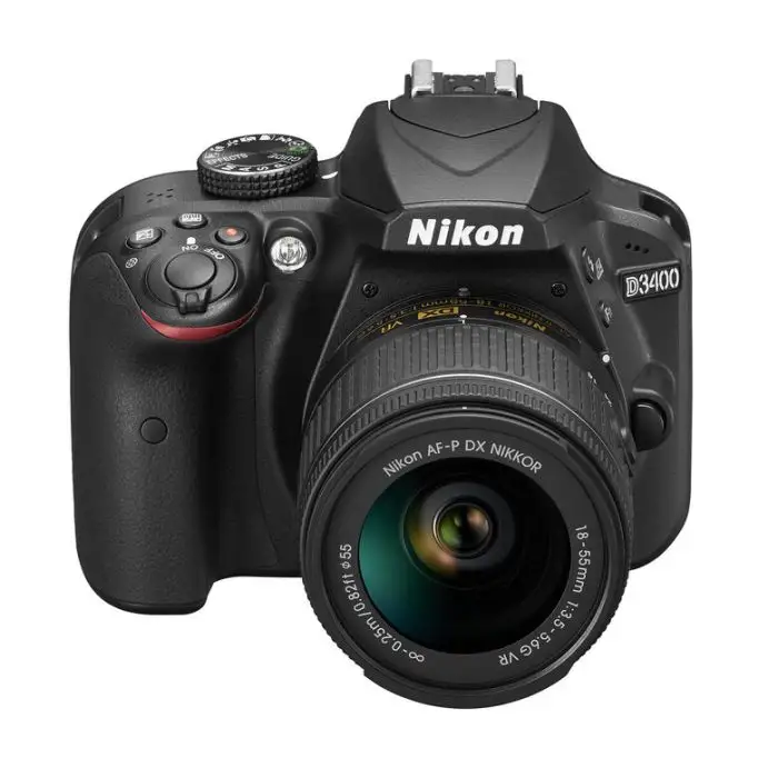 Nikon D3400 DX + 18-55mm Kit fotocamere SLR 24,2 MP CMOS 6000 x 4000 Pixel Nero , 112696 , Immagine 4
