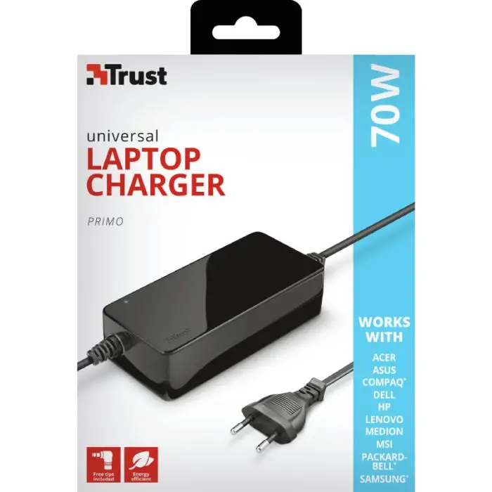 Trust Primo adattatore e invertitore Interno 70 W Nero , 131813 , Immagine 3
