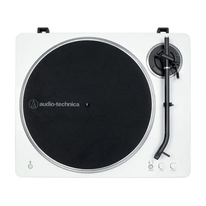 Audio-Technica AT-LP70XBT Giradischi con trasmissione a cinghia Argento, Bianco Completamente automatico , 155937 , Immagine 2