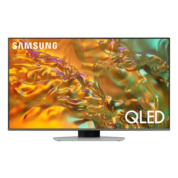 Samsung Q80D Televisione Smart TV 50 Pollici Qled Processore NQ4 AI GEN2 4K AI Upscaling Simple Chamfer Design Dolby Atmos Eclipse Silver , 153329 , Immagine 6