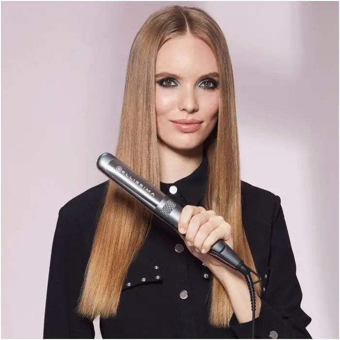 Bellissima Imetec Creativity Multistyle, Piastra per capelli Lisci o Mossi, Rivestimento ceramica, Particelle Diamante, Cheratina, Piastre Flessibili e Calde Anche Esternamente, 5 temperatur , 155356 , Immagine 9