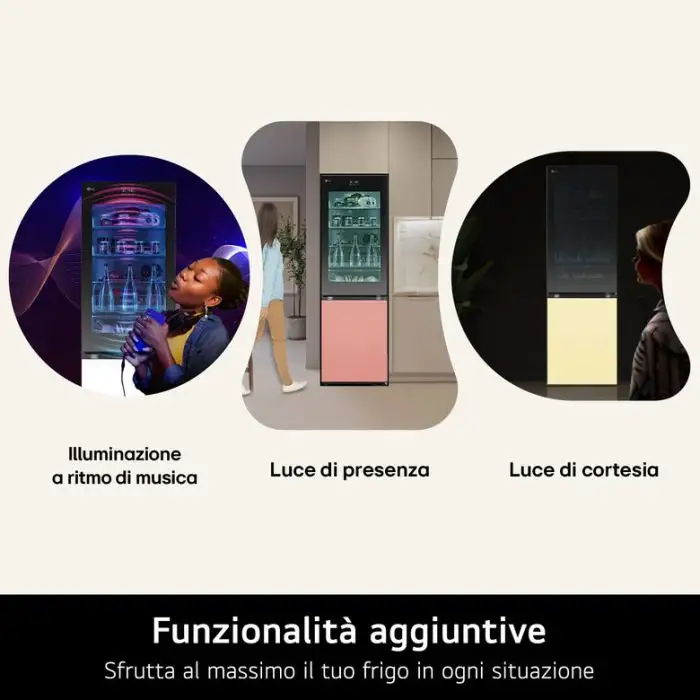 LG MoodUP GBG719MDNN Frigo combinato InstaView, Classe D, 352L , Colore personalizzabile , 153493 , Immagine 7