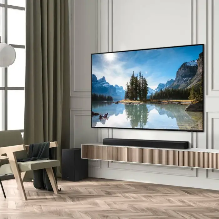 Samsung Soundbar HW-B650D/ZF Serie B, 4 Speaker, Wireless Dolby 5.1ch, Audio a 3.1 Canali, Surround sound expansion, Compatibile con Alexa e Google Assistant, Black , 154813 , Immagine 8
