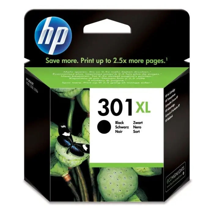 HP Cartuccia originale inchiostro nero ad alta capacità 301XL , 49018 , Immagine 2