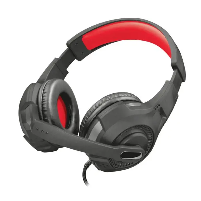 Trust GXT 307 RAVU Auricolare Cablato A Padiglione Giocare Nero, Rosso , 116433 , Immagine 2
