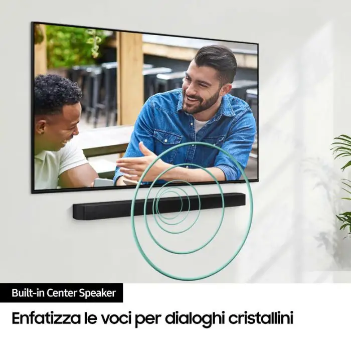 Samsung Soundbar HW-B650D/ZF Serie B, 4 Speaker, Wireless Dolby 5.1ch, Audio a 3.1 Canali, Surround sound expansion, Compatibile con Alexa e Google Assistant, Black , 154813 , Immagine 5