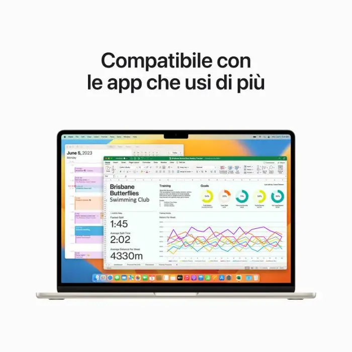 Apple MacBook Air 15&quot; M2 8-core CPU 10-core GPU 512GB Galassia , 147872 , Immagine 7