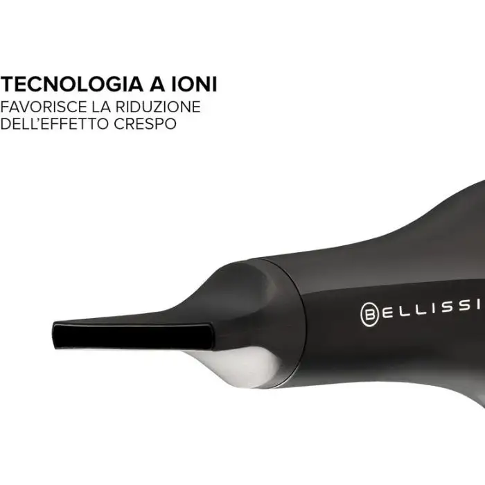 Bellissima P7 3200 Asciugacapelli, Motore Professionale, 2100 Watt, Ionizzatore, 2 Velocità, 3 Temperature, Diffusore per Ricci, Colpo Aria Fredda, Leggero, Custodia da Viaggio, Fermacavo , 154590 , Immagine 3