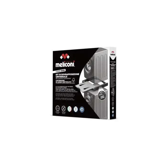 Meliconi Torre Dark accessorio e componente per lavatrice Kit di sovrapposizione 1 pz , 155698 , Immagine 11