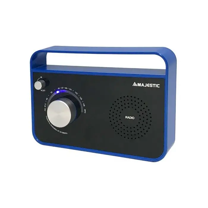 New Majestic RT-194 DAB radio Portatile Digitale Nero, Argento