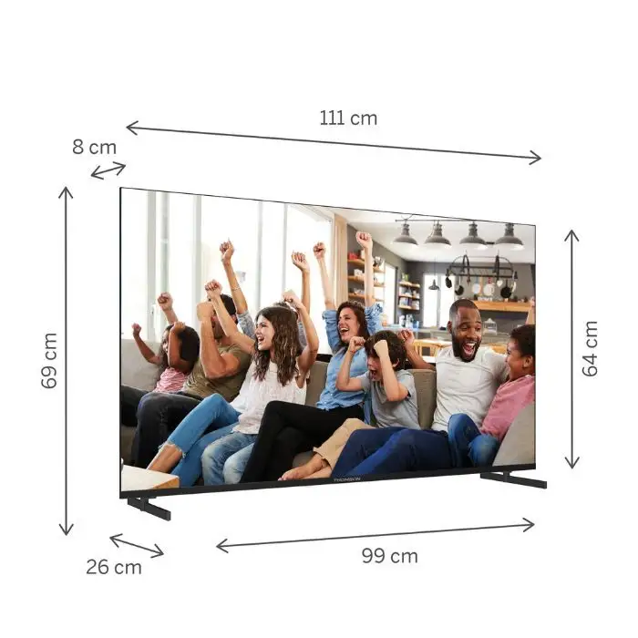 Thomson 50UG4S14 Televisione Smart TV 50 Pollici Led 4K Ultra Hd Wi-fi , 157937 , Immagine 2