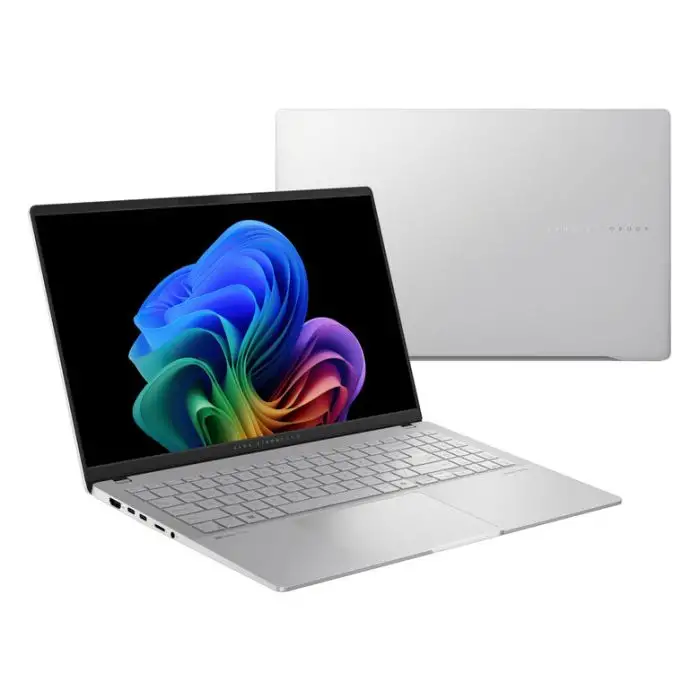 ASUS Vivobook S 15 OLED S5507QA-MA012W Qualcomm Snapdragon X1P-42-100 Computer portatile 39,6 cm (15.6&quot;) 3K 16 GB LPDDR5x-SDRAM 512 GB SSD Wi-Fi 7 (802.11be) Windows 11 Home Argento , Notebook , 154151 , Immagine 3