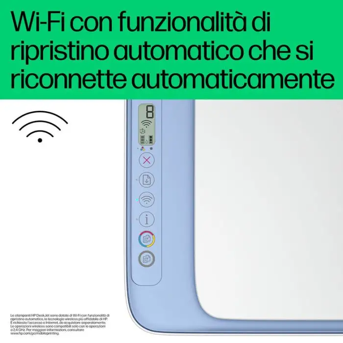 HP DeskJet Stampante multifunzione 2822e, Colore, Stampante per Casa, Stampa, copia, scansione, scansione verso PDF , 151948 , Immagine 9