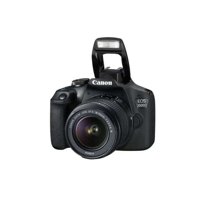 Canon EOS 2000D BK 18-55 IS + SB130 +16GB EU26 Kit fotocamere SLR 24,1 MP CMOS 6000 x 4000 Pixel Nero , 136204 , Immagine 2