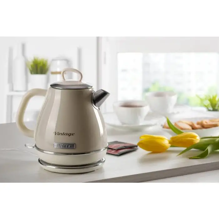 Ariete 2868 Bollitore Elettrico Vintage 1 Litro - Infusi, Tè e Tisane - Autospegnimento - Acciaio Inox - 1 Litro - 1600 Watt - Beige , 154585 , Immagine 5