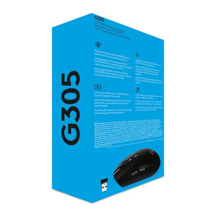 Logitech G G305 mouse Mano destra RF Wireless Ottico 12000 DPI , 116919 , Immagine 5