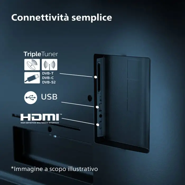 Philips 32PHS6009 Televisione Smart TV 32 Pollici Led Hd Dolby Audio , 153982 , Immagine 8