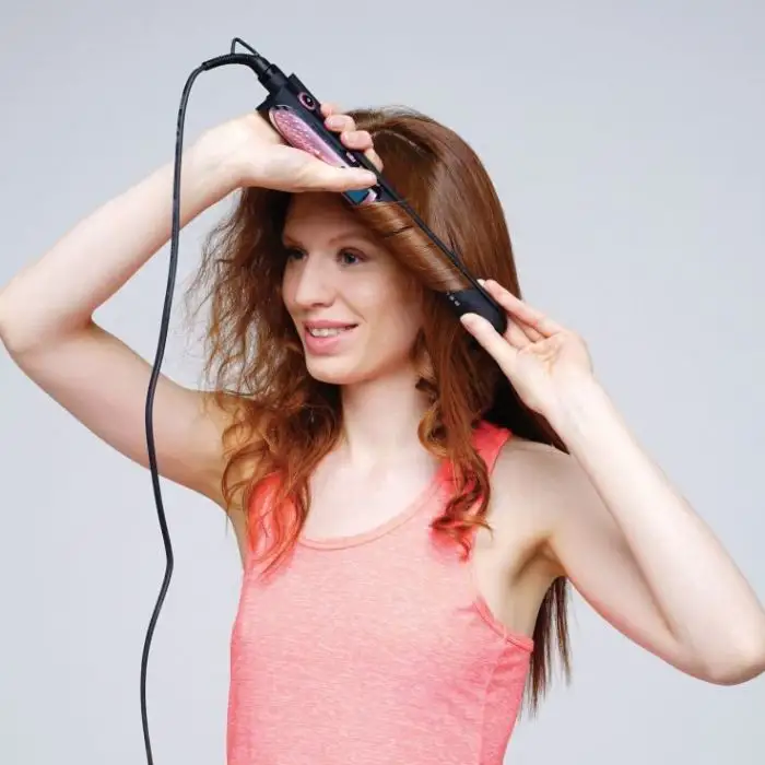 Bellissima Intelllisense B24 100 Piastra per capelli Caldo Nero, Rosa 1,8 m , 139408 , Immagine 5