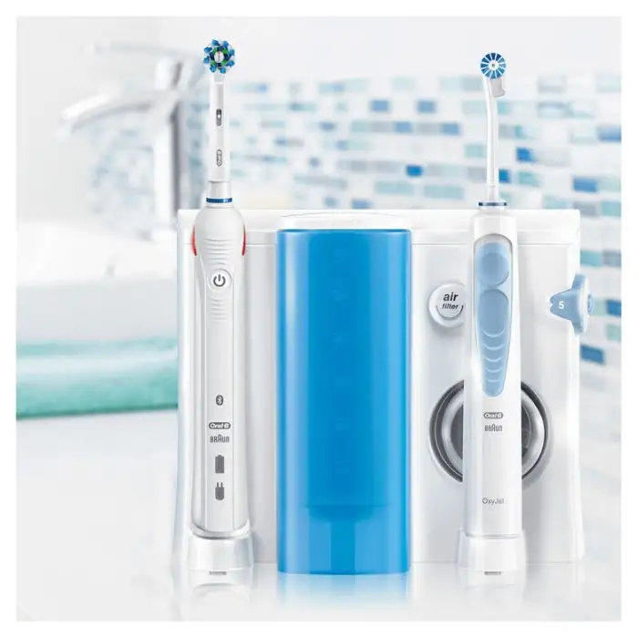 Oral-B Oral Center Spazzolino Elettrico Smart 5000 e Idropulsore Oxyjet + 4 testine , 117787 , Immagine 5