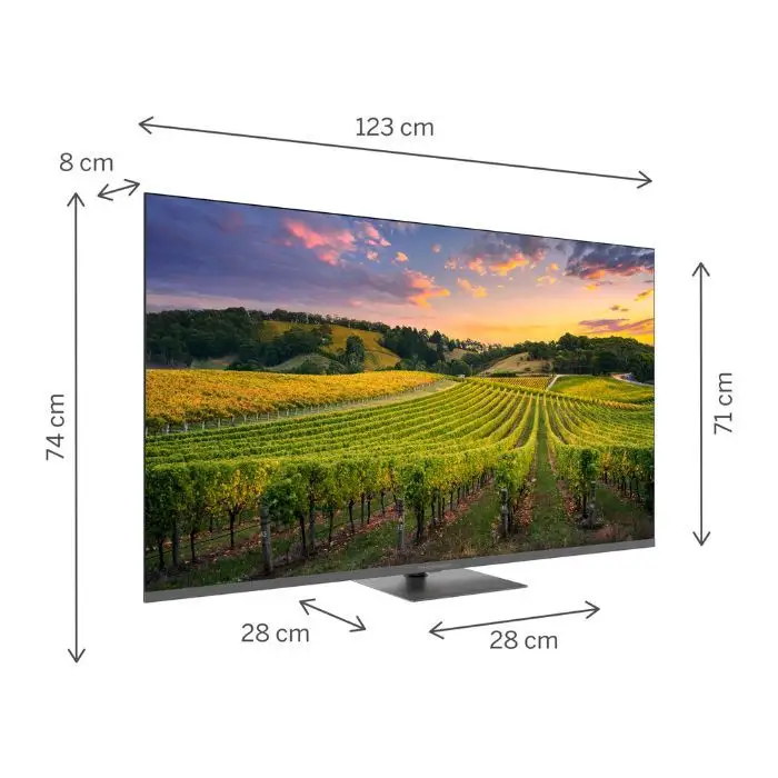 Thomson 55QG5C14 Televisione Smart TV 55 Pollici Qled Google TV , 157332 , Immagine 2