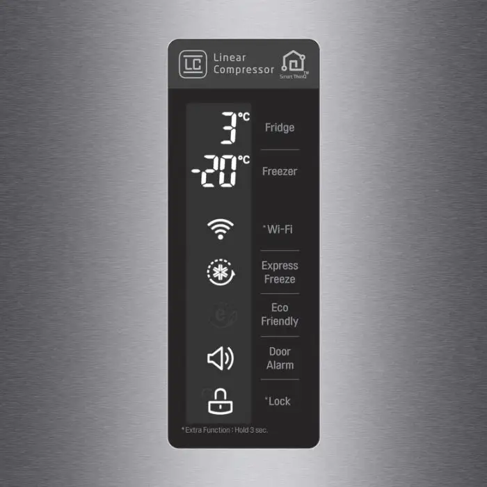 LG GBB60DSMFS frigorifero con congelatore Libera installazione 343 L Grafite, Acciaio inossidabile , 116963 , Immagine 8