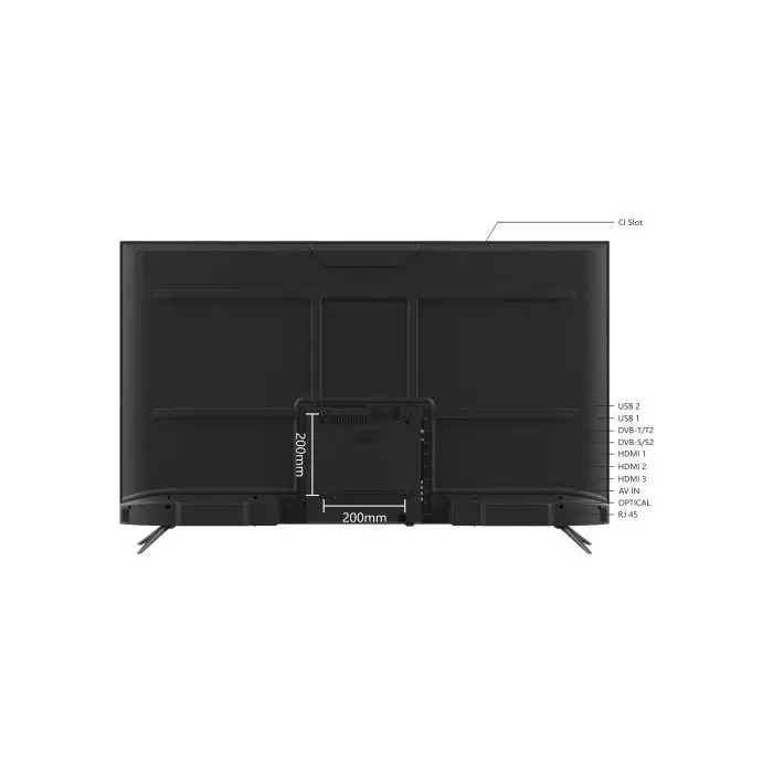Smart-Tech 55QA20V1 Televisione Smart TV 55 Pollici Led Uhd Nero , 153826 , Immagine 2