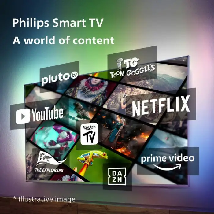 Philips Ambilight TV The Xtra 9008 55“ 4K UHD Dolby Vision e Dolby Atmos Google TV , 149819 , Immagine 13