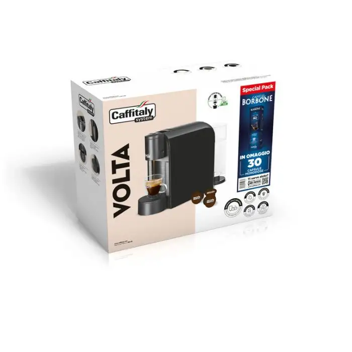 Caffitaly Volta S36R Macchina per caffè a capsule Automatica Nera , 150675 , Immagine 5