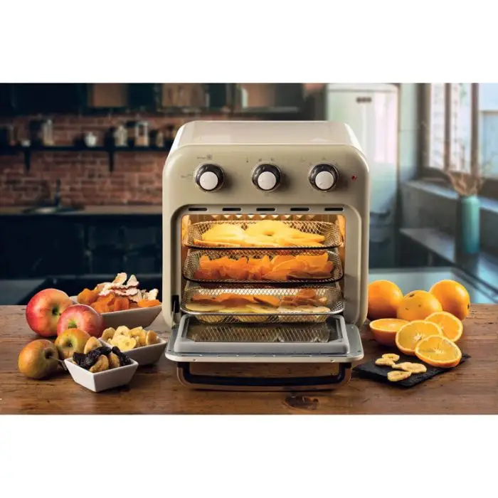 Ariete 4632 Friggitrice ad aria e forno Vintage, 1400W, 2in1, Capacità 16L, Accessori inclusi, Timer 60 minuti, Doppio vetro, Beige , 156348 , Immagine 4