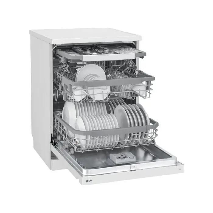 LG DF365FWS Lavastoviglie a libera installazione cm. 60 - 14 coperti - bianco , 151303 , Immagine 4