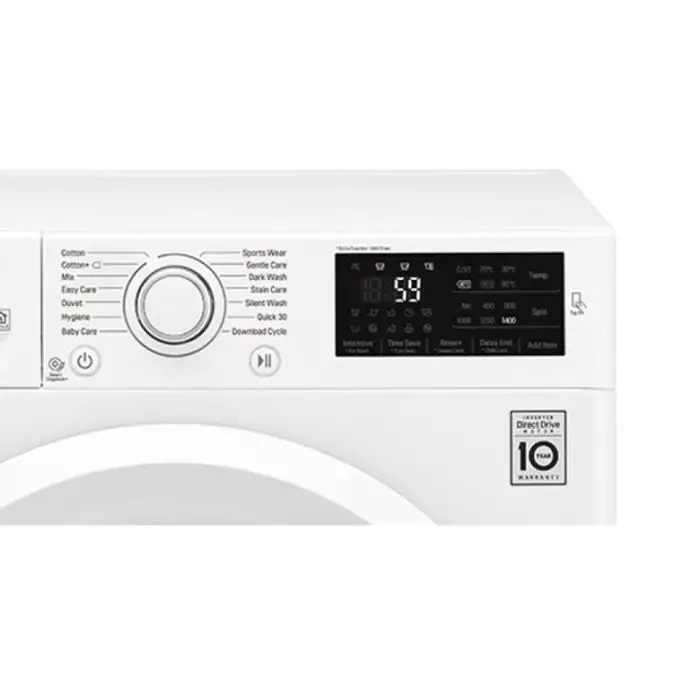 LG F4J5VY3W lavatrice Caricamento frontale 9 kg 1400 Giri/min Bianco , 123143 , Immagine 3