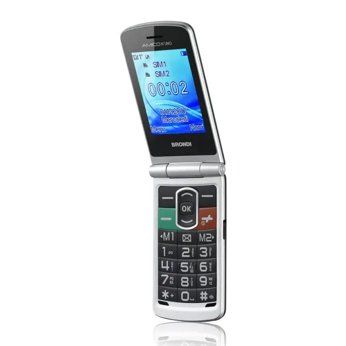 Brondi Amico N°Uno 108 g Argento Telefono per anziani , 115448 , Immagine 4