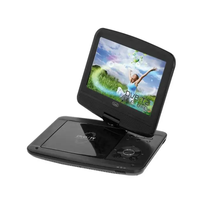 Trevi DVBX 1418 HE Lettore DVD portatile Convertibile 22,9 cm (9&quot;) 800 x 480 Pixel Nero , 117765 , Immagine 2