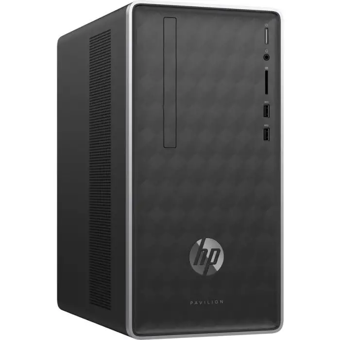 HP Pavilion 590-a0000nl DDR4-SDRAM A9-9425 Mini Tower 7th Generation AMD A9-Series APUs 8 GB 1000 GB HDD Windows 10 Home PC Argento , 118778 , Immagine 2