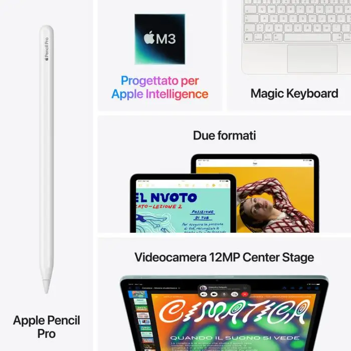 Apple iPad Air 11&#039;&#039; Wi-Fi 128GB Grigio siderale , 158235 , Immagine 9