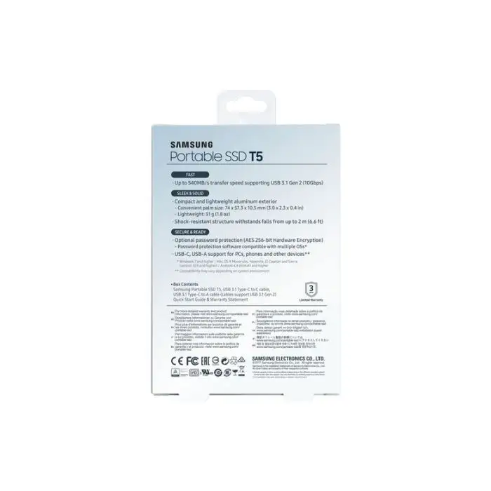 Samsung Portable SSD T5 USB 3.1 500GB , Pc Notebook , 136784 , Immagine 9
