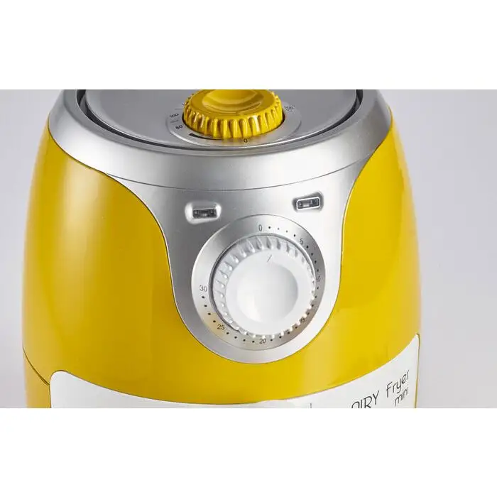 Ariete Airy fryer mini Singolo 2 L Indipendente 1000 W Friggitrice ad aria calda Argento, Bianco, Giallo , 115477 , Immagine 6