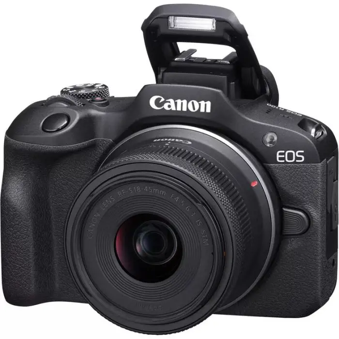 Canon EOS R1001 + RF-S 18-45mm F4.5-6.3 IS STM Kit MILC 24,1 MP CMOS 6000 x 4000 Pixel Nero , 147828 , Immagine 2