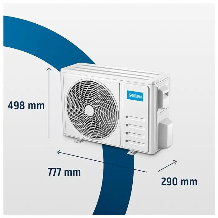 Olimpia Splendid OS-C/SEMLH12EI Mystral E Condizionatore Fisso Inverter 12 Fisso Gas R32 12.000 btu/h, A++/A+ , 152071 , Immagine 3