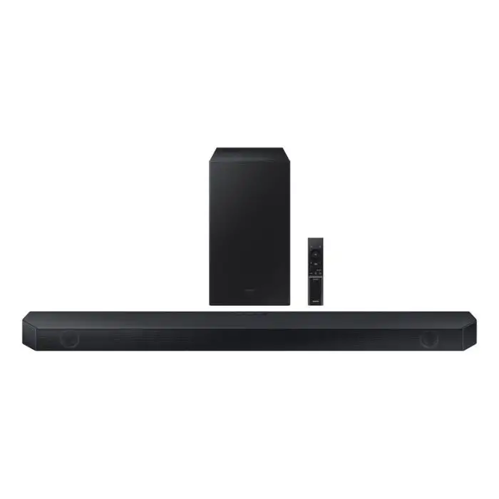 Samsung Soundbar HW-Q600C/ZF Serie Q, 9 speaker, Wireless Dolby Atmos, Audio a 3.1.2 canali, Q-Simphony, Compatibile con Alexa e Google Assistant, Black , 147548 , Immagine 3