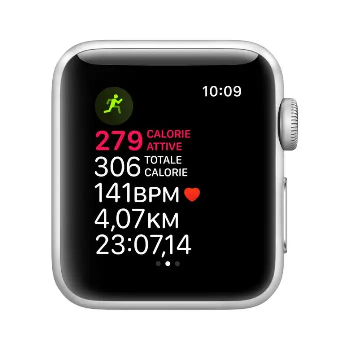 Apple Watch Series 3 GPS, 38mm in alluminio argento con cinturino Sport Bianco , 118608 , Immagine 4