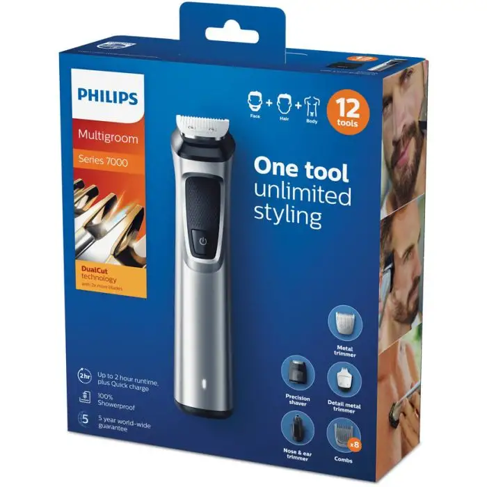 Philips MULTIGROOM Series 7000 12 in 1, Barba, capelli e corpo MG7710/18 , 122992 , Immagine 10