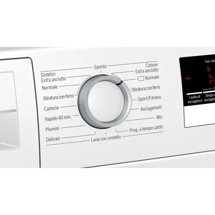 Bosch Serie 4 WTR85V17IT asciugatrice Libera installazione Caricamento frontale 7 kg A++ Bianco , 118278 , Immagine 4