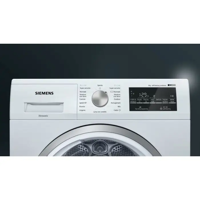 Siemens iQ500 WT47W458II asciugatrice Libera installazione Caricamento frontale 8 kg A++ Bianco , Lavatrici , 118654 , Immagine 6
