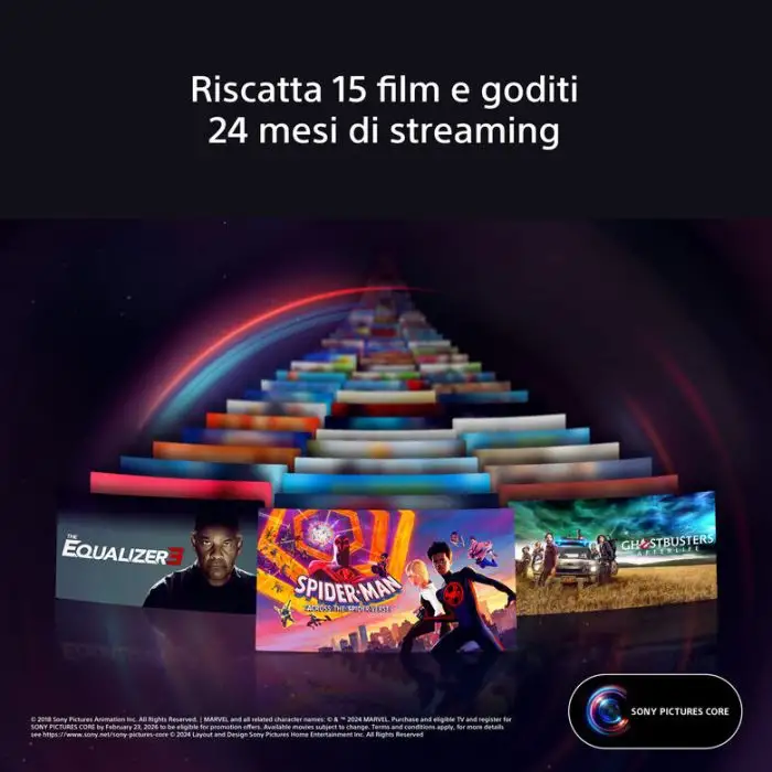 Sony K65XR83AEP Televisione Smart TV 65 Pollici Oled 4K Bravia Nero , 154015 , Immagine 5