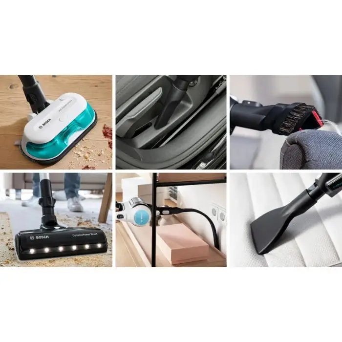 Bosch Scopa elettrica lavapavimenti 2in1 Unlimited 7 ProHygienic Aqua Bianco , 155975 , Immagine 14