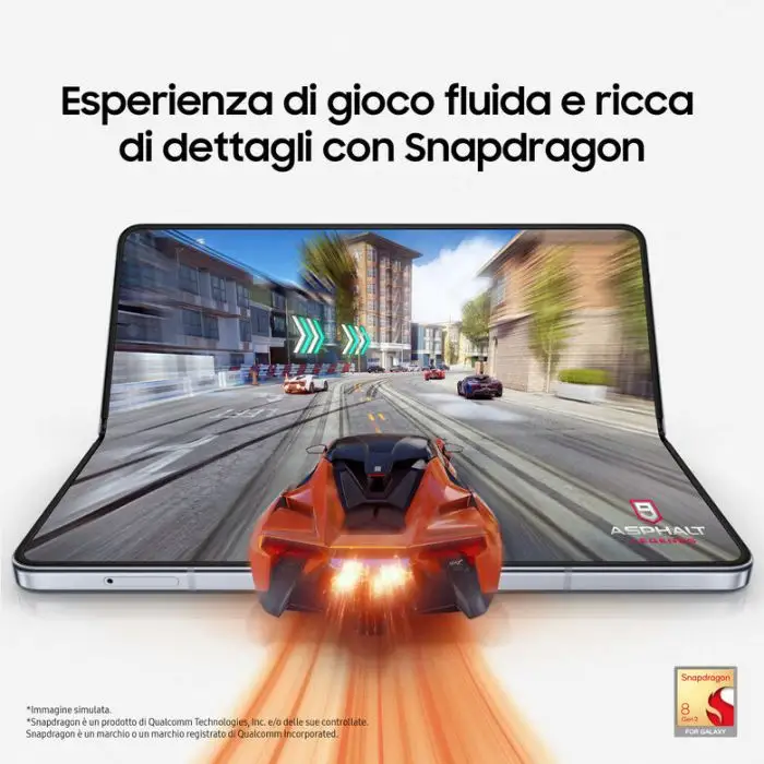 Samsung Galaxy Z Fold5 RAM 12GB Display 6,2&quot;/7,6&quot; Dynamic AMOLED 2X Icy Blue 1TB , 148285 , Immagine 3