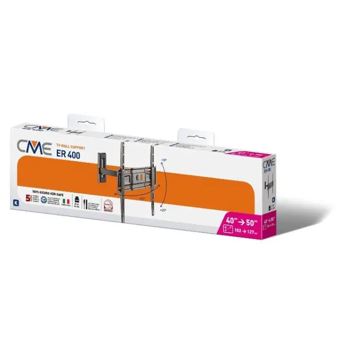 Meliconi CME ER400 139,7 cm (55&quot;) Nero , 65528 , Immagine 3