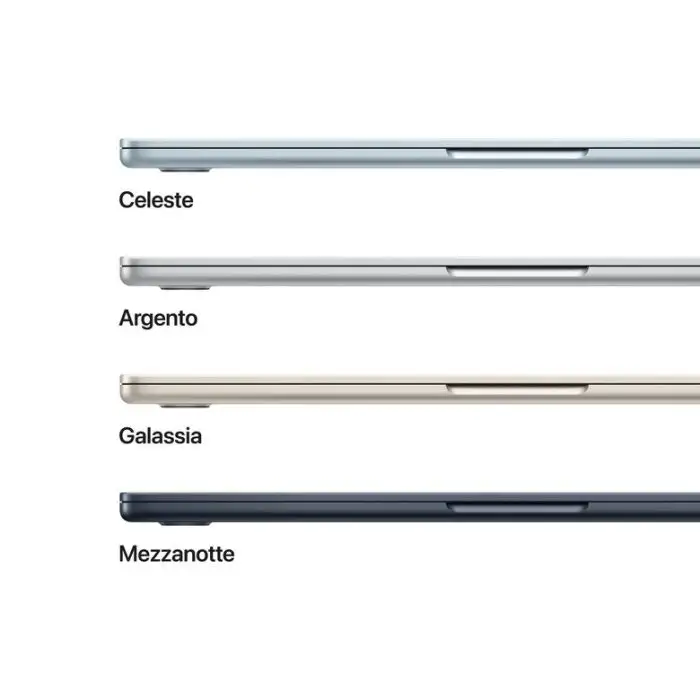 Apple MacBook Air 13&#039;&#039; M4 chip 10-core CPU 10-core GPU, 16GB, 512GB SSD - Mezzanotte , 158325 , Immagine 3