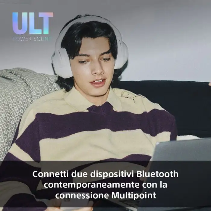 Sony Ult Wear Cuffie Bluetooth WHULT900NB Black , 154144 , Immagine 7